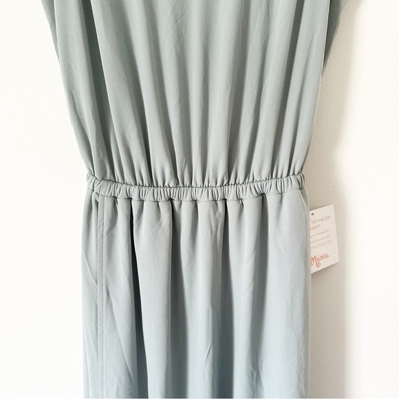 Show Me Your Mumu Kendall Maxi Dress in Silver Sage Crisp XXS NWT - Picture 5 of 13